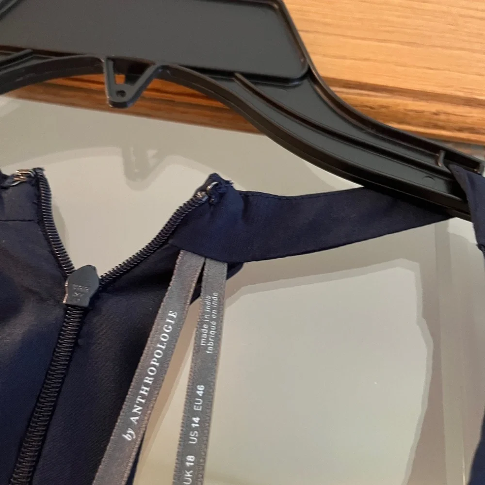 Anthropologie Deep Blue Dress - Picture 6 of 6